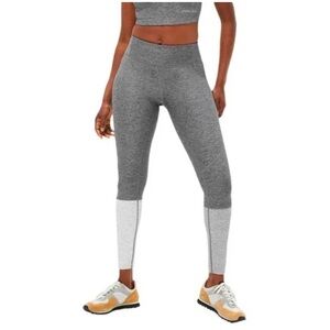 Outdoor Voices Dipped Grey Colorblock Leggings Size M
